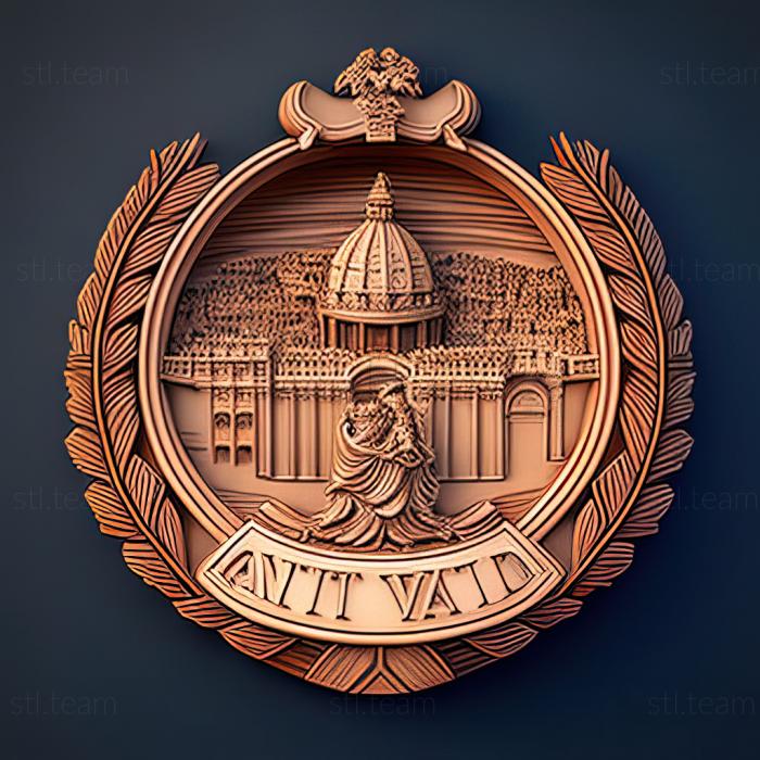 3D модель Ватикан Місто-держава Ватикан (STL)
